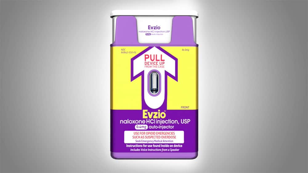 Naloxone opioid overdose treatment Ezvio injectable photo