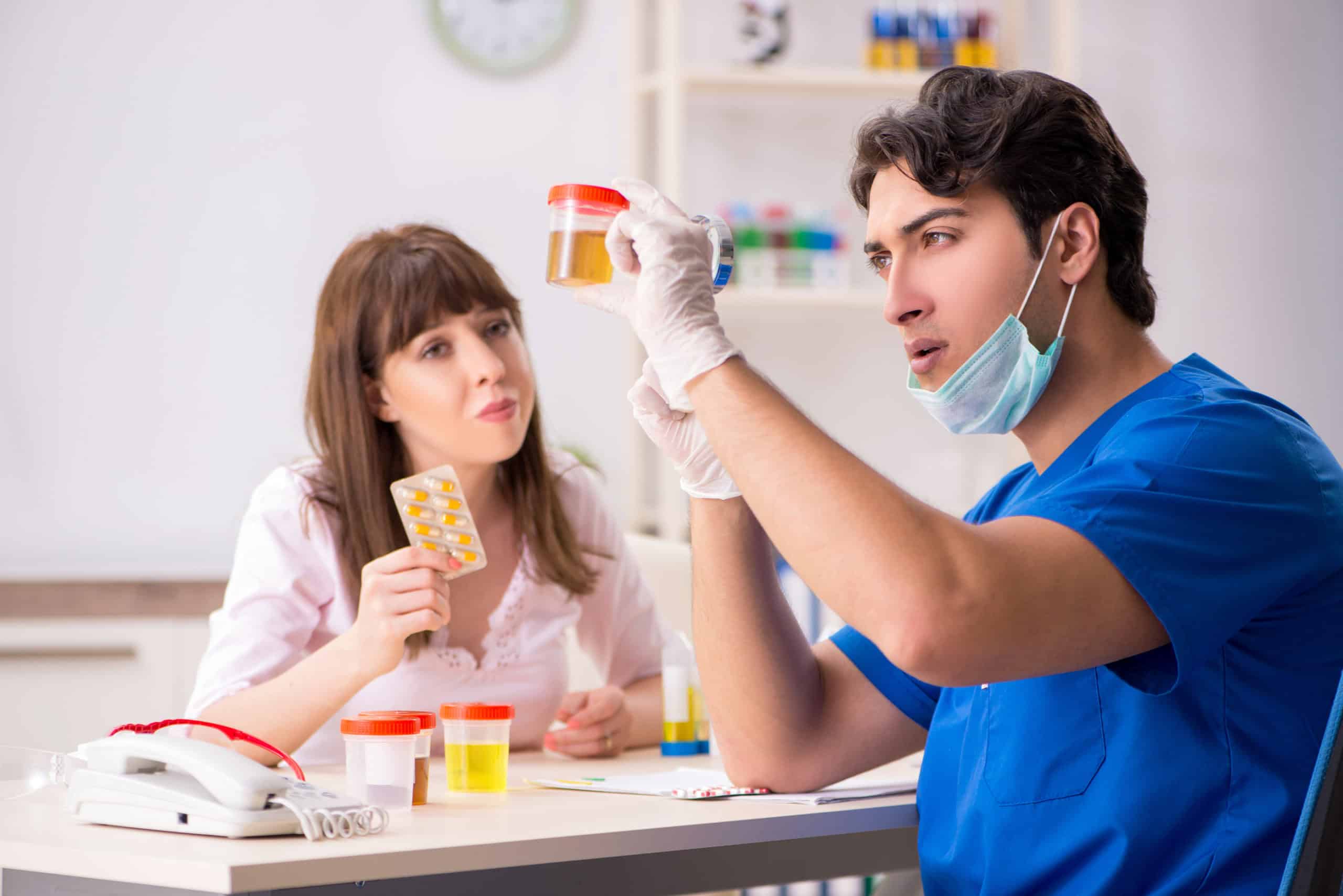Doctor for urine test