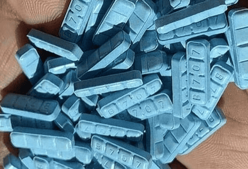 Blue Xanax Bars