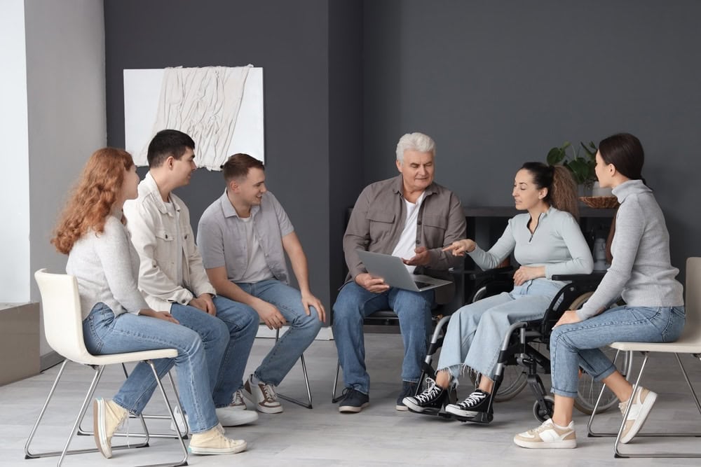 Group Therapy for cocaine addiction inside Orange County rehab 
