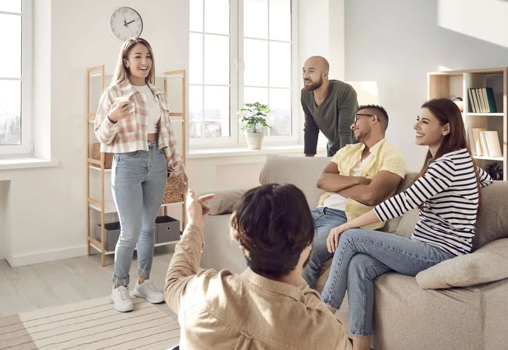 Group of people in recovery during group therapy in rehab